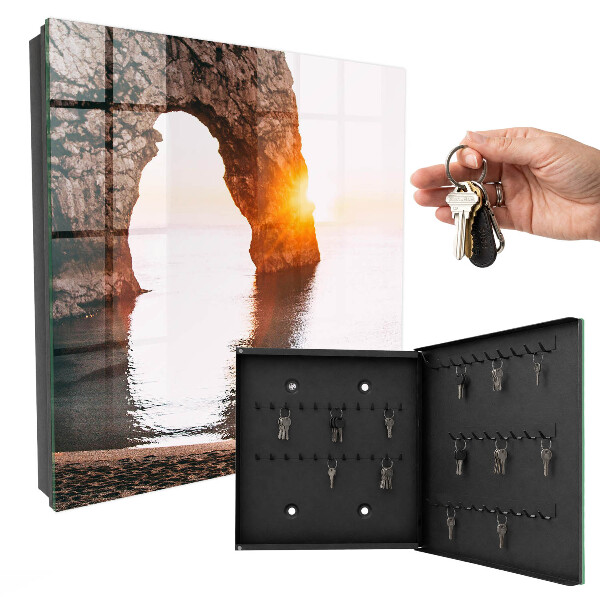 Key cabinet for wall Rock arch