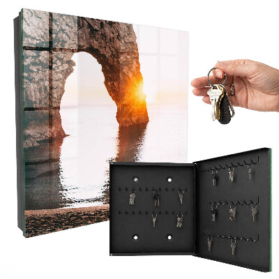 Key cabinet for wall Rock arch