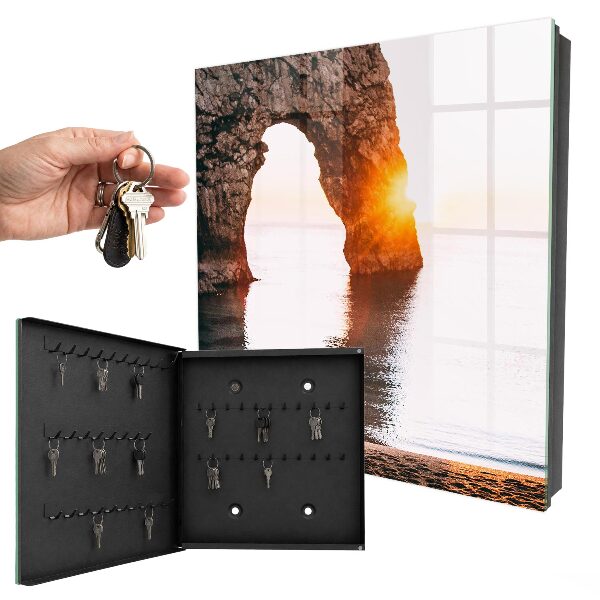 Key cabinet for wall Rock arch