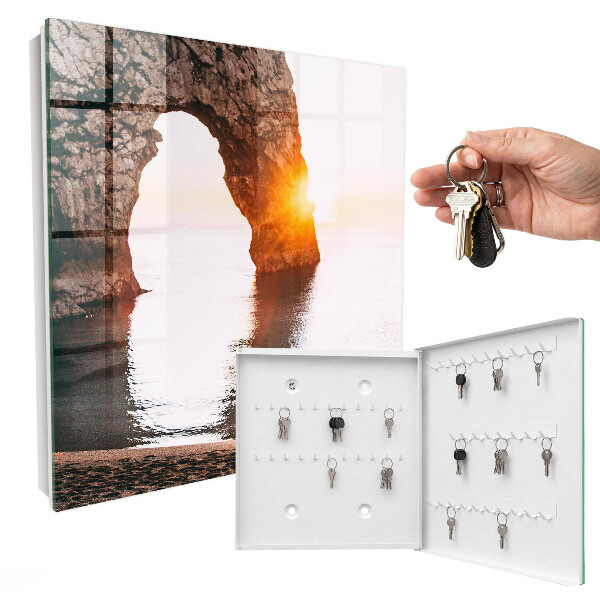 Key cabinet for wall Rock arch