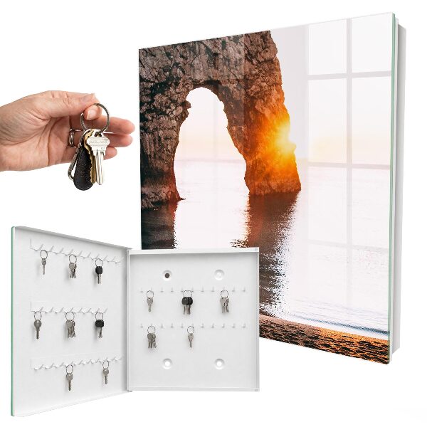 Key cabinet for wall Rock arch