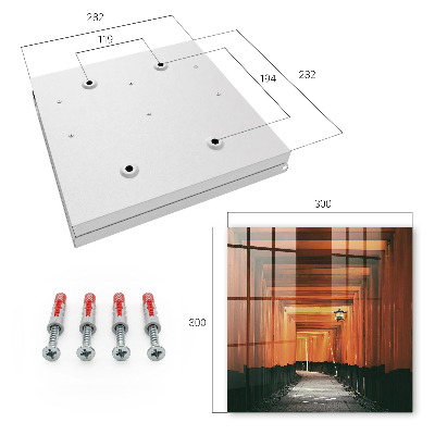 Key cabinet for wall Yellow gates