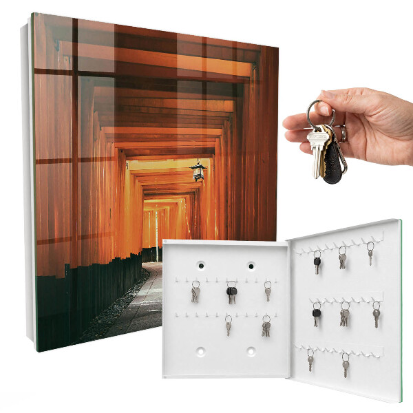 Key cabinet for wall Yellow gates