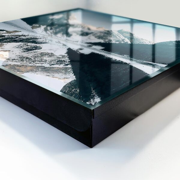 Key storage box Winter landscape
