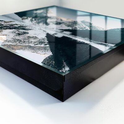 Key storage box Winter landscape