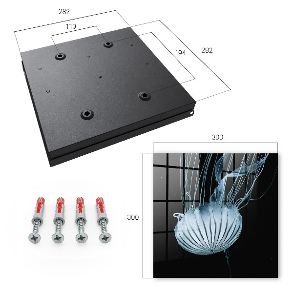 Key cabinet for wall Peace at sea