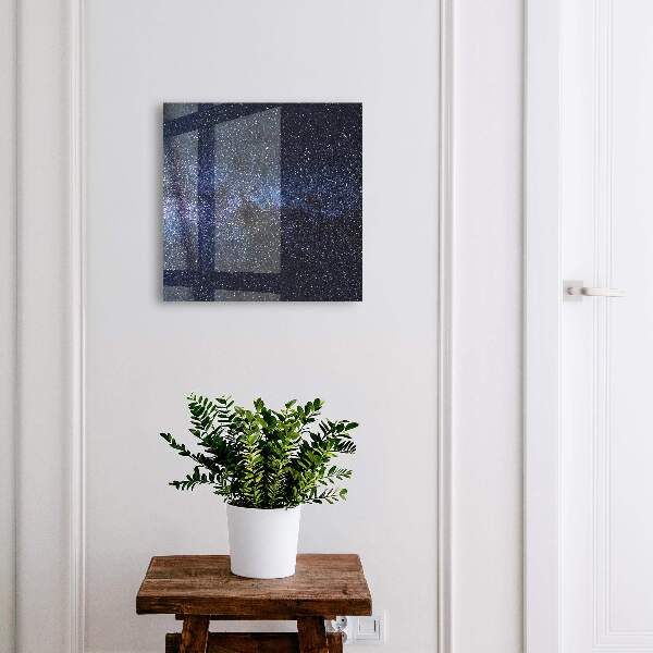 Key cabinet for wall Night sky