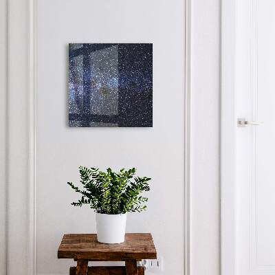 Key cabinet for wall Night sky