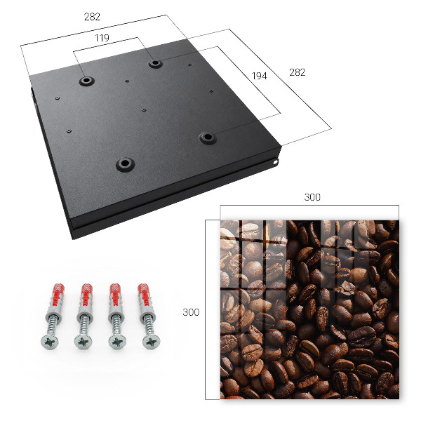 Key storage box Aromatic coffee