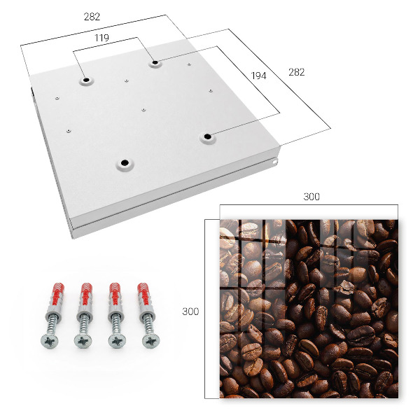 Key storage box Aromatic coffee