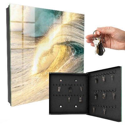 Key cabinet for wall Sea wave