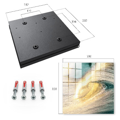 Key cabinet for wall Sea wave