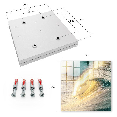 Key cabinet for wall Sea wave