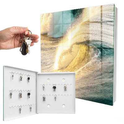 Key cabinet for wall Sea wave
