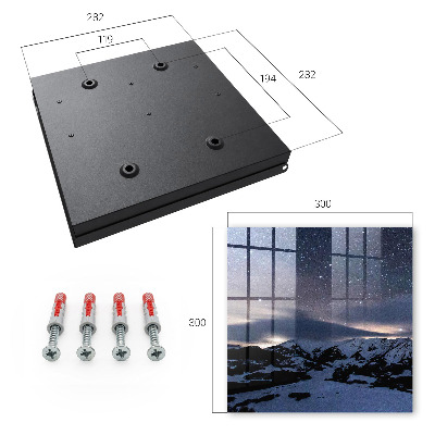 Key cabinet for wall Mountains of the Night