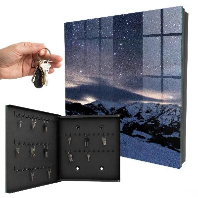 Key cabinet for wall Mountains of the Night