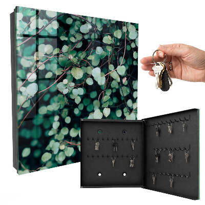 Key storage box Green leaves