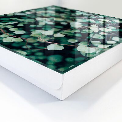 Key storage box Green leaves