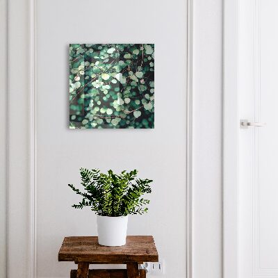 Key storage box Green leaves