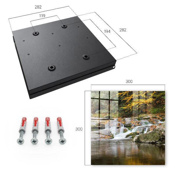 Key cabinet for wall Autumn refreshment