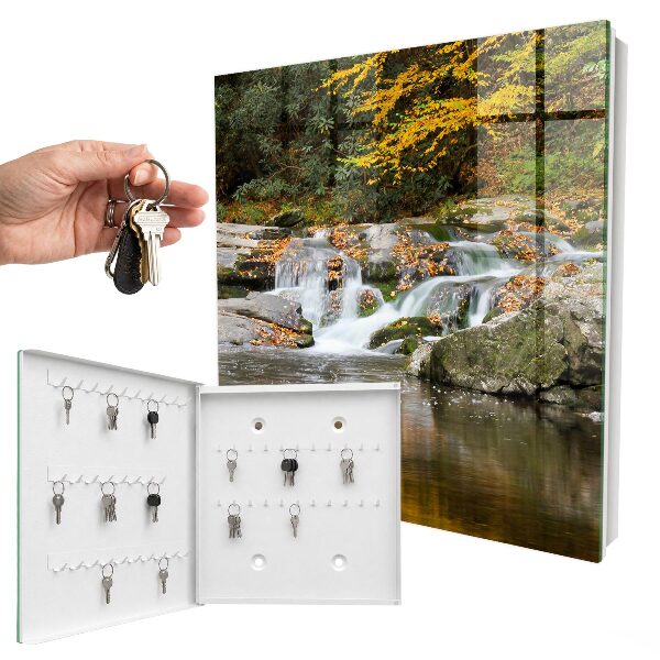 Key cabinet for wall Autumn refreshment