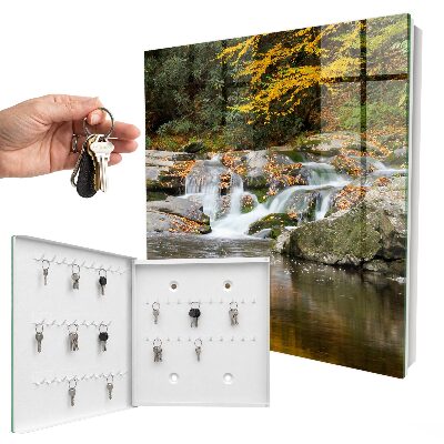 Key cabinet for wall Autumn refreshment