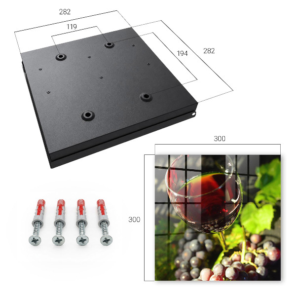 Key box Grapes and wine