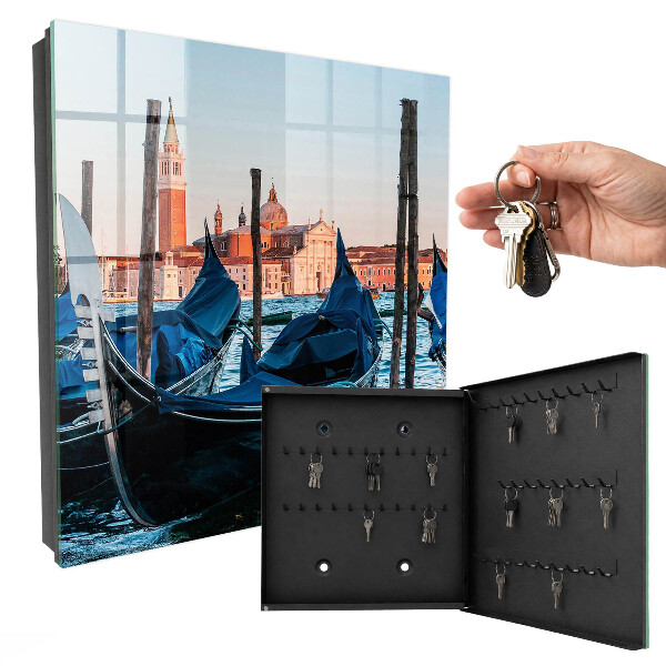 Key cabinet for wall Italian landscape