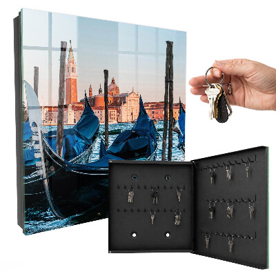 Key cabinet for wall Italian landscape