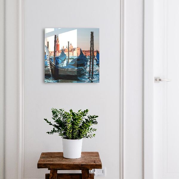 Key cabinet for wall Italian landscape