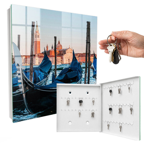 Key cabinet for wall Italian landscape