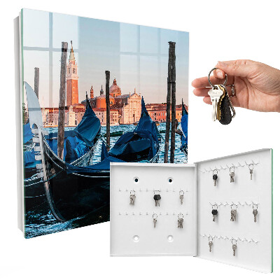 Key cabinet for wall Italian landscape