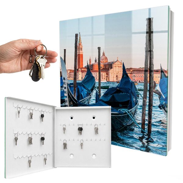 Key cabinet for wall Italian landscape