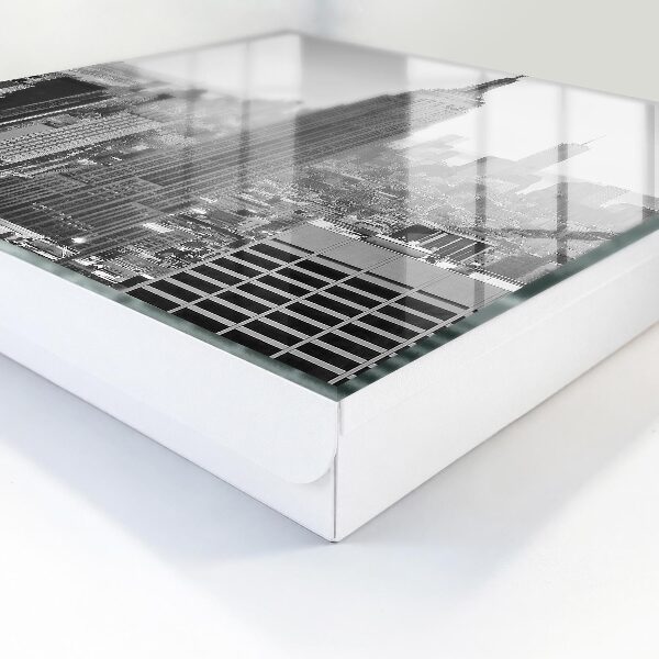 Key storage box Urban landscape