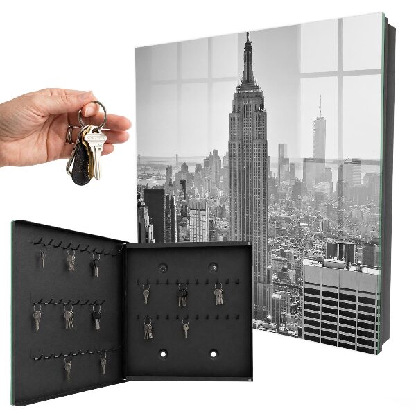 Key storage box Urban landscape