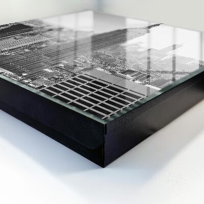 Key storage box Urban landscape
