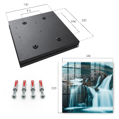 Key cabinet for wall The majesty of nature