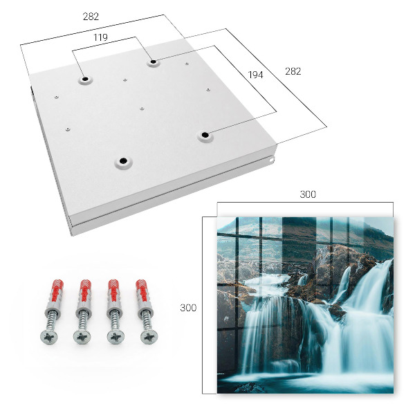 Key cabinet for wall The majesty of nature
