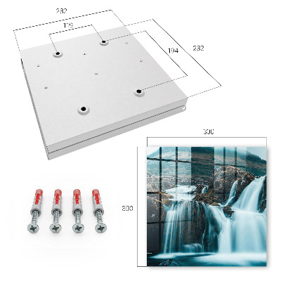 Key cabinet for wall The majesty of nature
