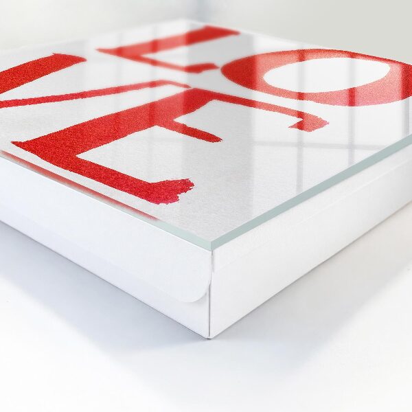 Key cabinet for wall Red love