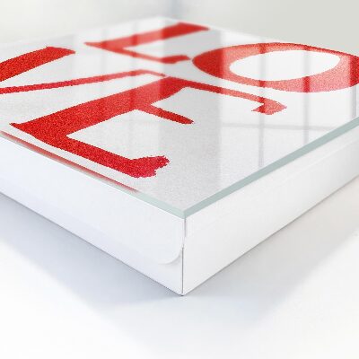Key cabinet for wall Red love