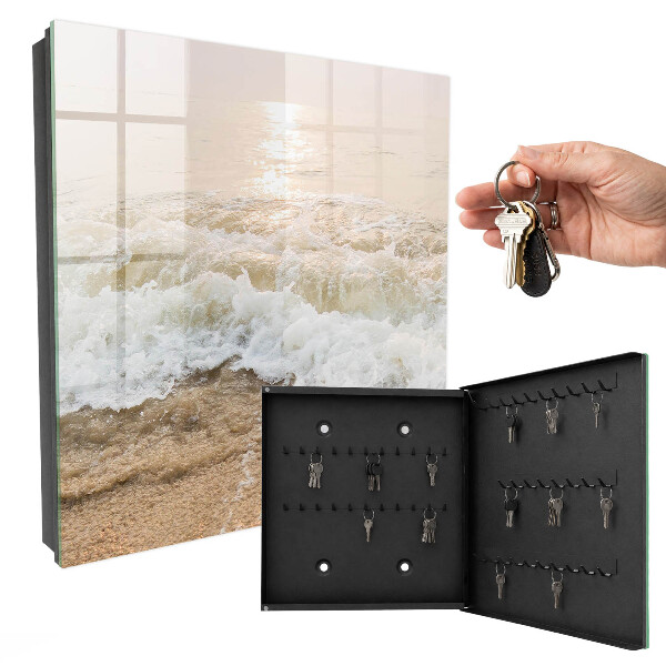 Key cabinet for wall Sea wave