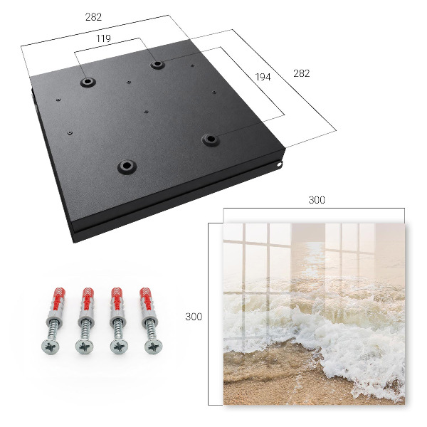 Key cabinet for wall Sea wave