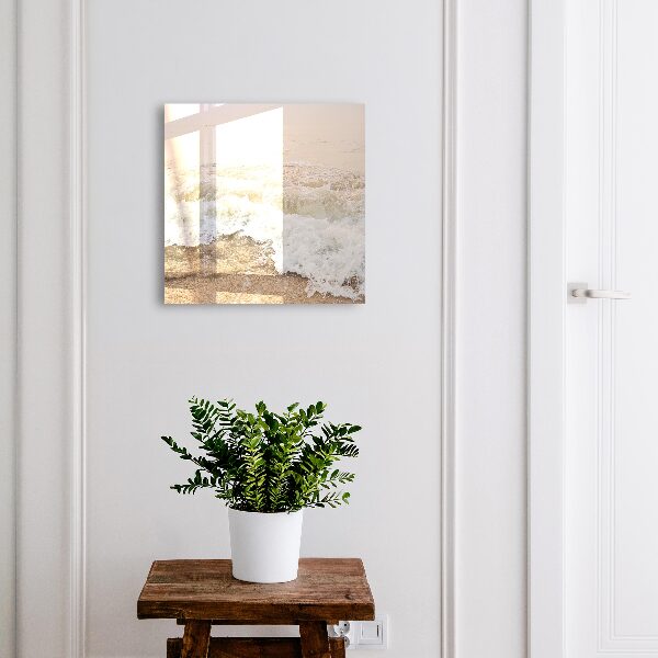 Key cabinet for wall Sea wave