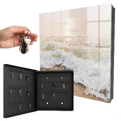 Key cabinet for wall Sea wave