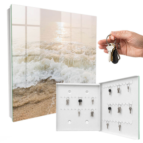 Key cabinet for wall Sea wave