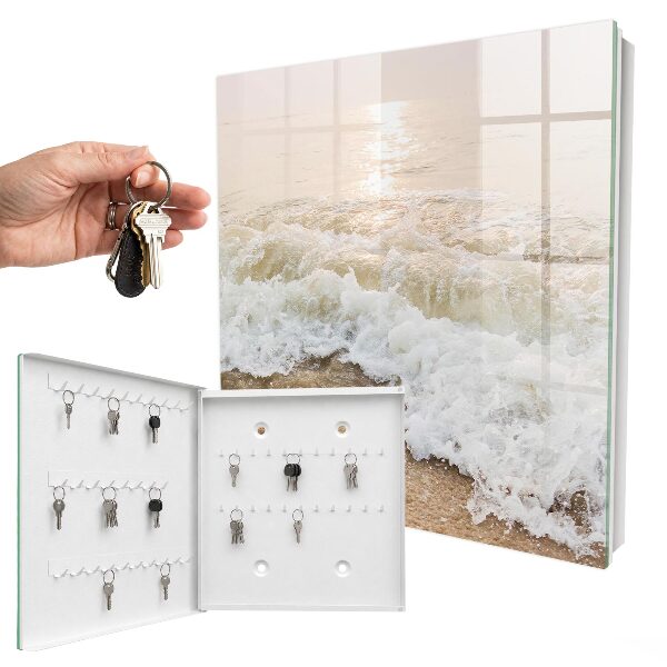 Key cabinet for wall Sea wave
