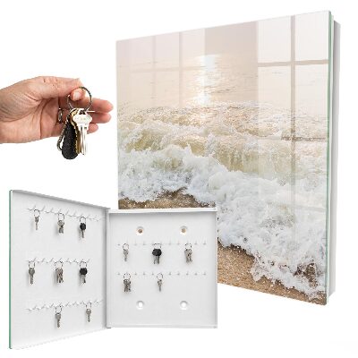 Key cabinet for wall Sea wave