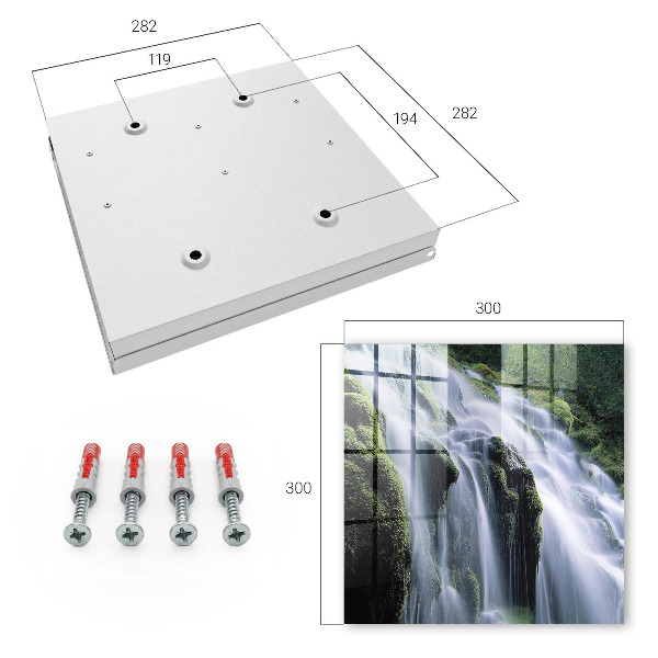Key storage box Green Waterfall