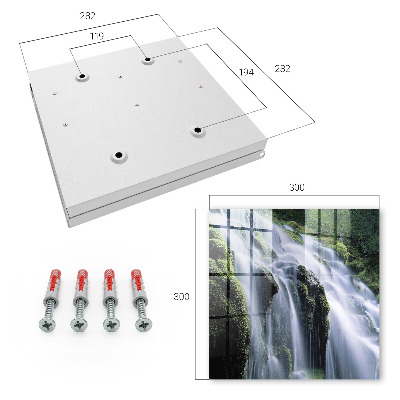 Key storage box Green Waterfall